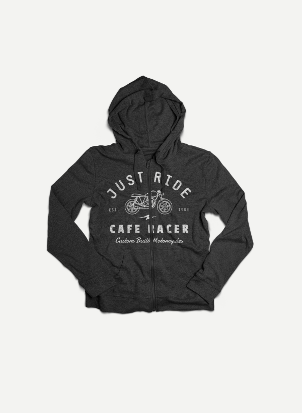 Sweat à capuche en coton flammé ultra-doux teint (gris cendre)